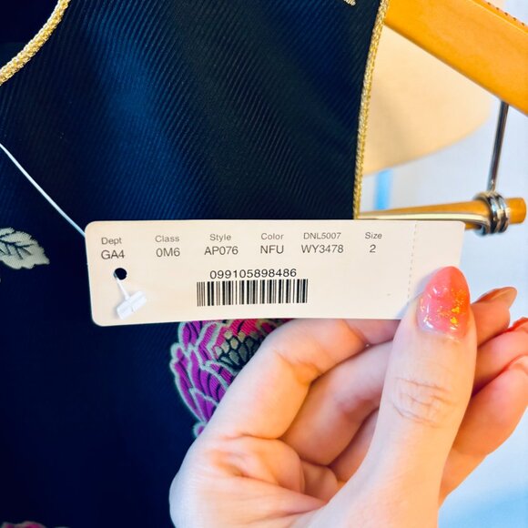 J. CREW Sheath dress in floral jacquard - Picture 4 of 7